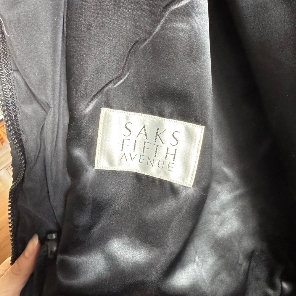 Andrew Marc Black Quilted Jacket from Saks. Fur trim! - Picture 6 of 9